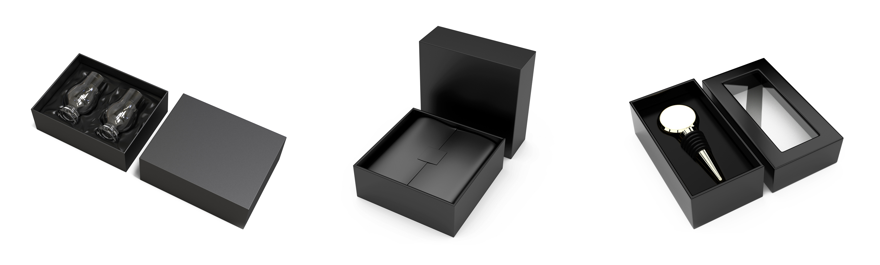Luxury bottom-cover rigid boxes